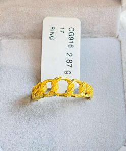 080287 CG 916W GOLD RING S17