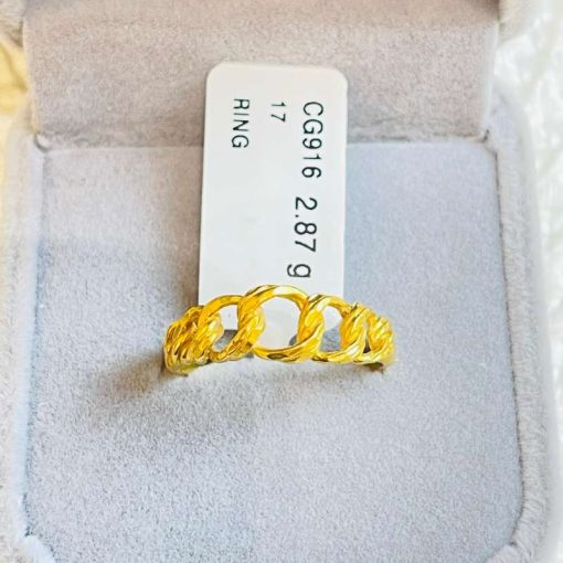 080287 CG 916W GOLD RING S17