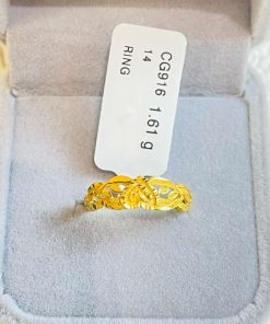 200161 CG 916W GOLD RING S14