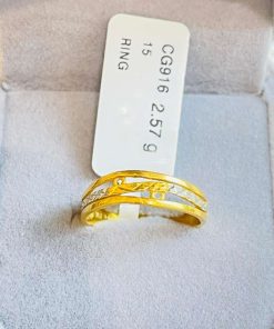 140257 CG 916W GOLD RING S15