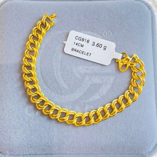 690360 CG 916W GOLD BRACELET 14CM