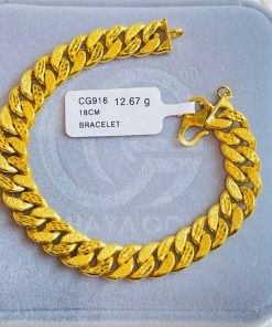 561267 CG 916W GOLD BRACELET 18CM