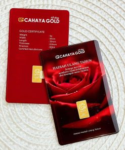 1G GOLDBAR 999.9 CGB BIRTHDAY ROSE