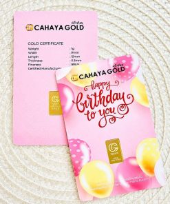 1G GOLDBAR 999.9 CGB BIRTHDAY BALLON