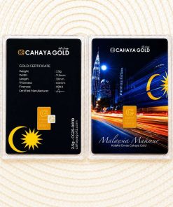 2.5GRAM GOLD BAR 999.9 CGB MALAYSIA (D2)